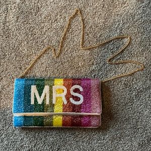 MRS rainbow clutch